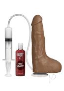 Bust It Squirting Dildo 8.5in - Chocolate