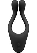 Tryst Rechargeable Multi Erogenous Zone Silicone Massager - Black