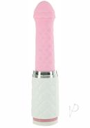 Pillow Talk Feisty Silicone Thrusting And Vibrating Massager - Pink
