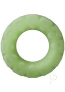Rock Solid The Tire Silicone Glow In The Dark Cock Ring - Green